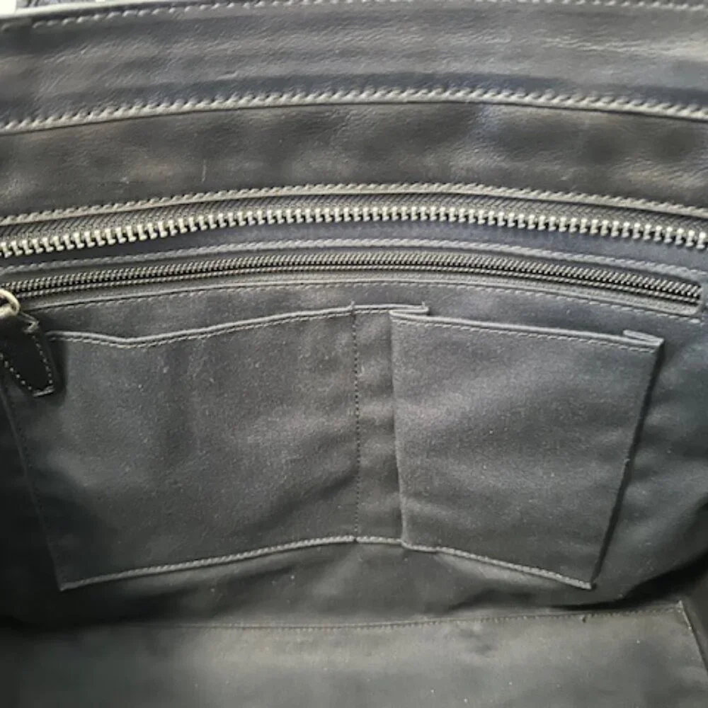 Coach Vintage Restored Legacy Candace Medium Carryall Black Leather-EUC - Picture 6 of 13